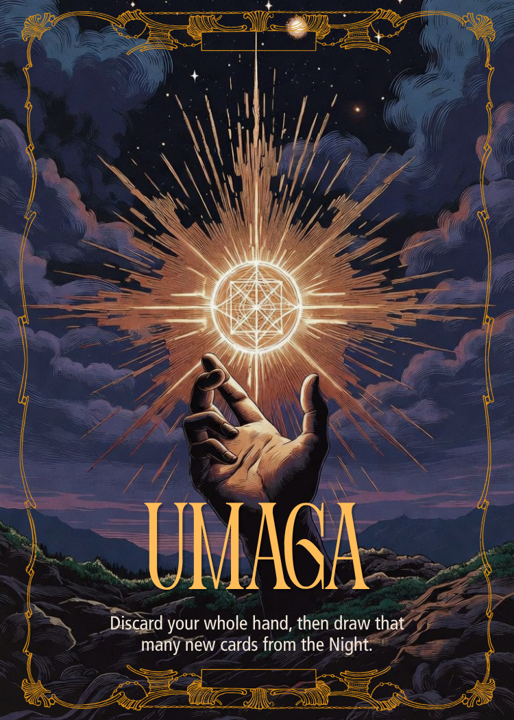 Umaga night card