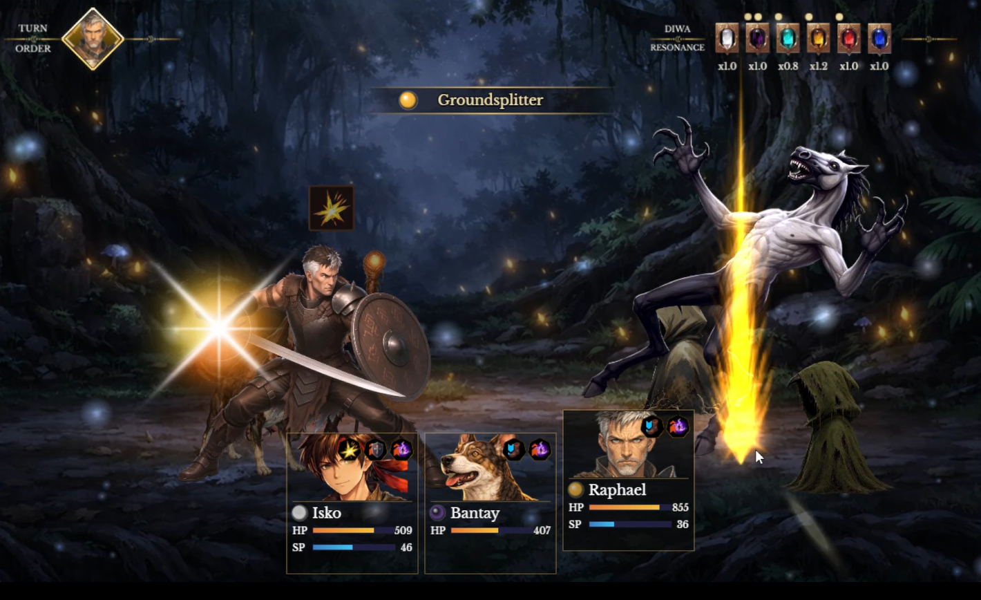 Diwa ng Bakunawa battle screenshot